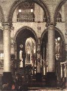 WITTE, Emanuel de Interior of a Church Germany oil painting artist